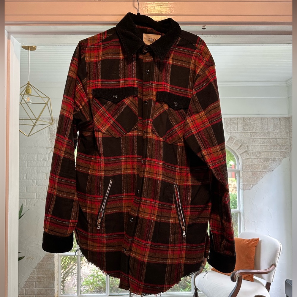 Oro los angeles flannel shirt/jacket